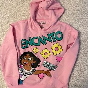 Disney Encanto Pink Kids Hoodie. Size 7/8